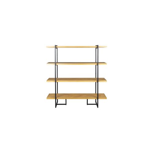 Etagère 4 Niveaux 140x40x146 Cm Décor Chêne - Class