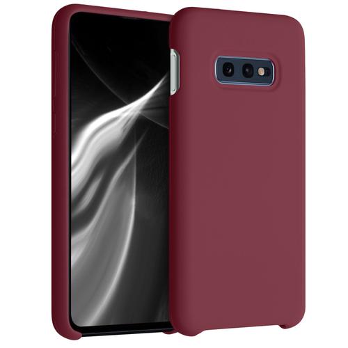 Kwmobile Coque Pour Samsung Galaxy S10e - Coque Housse - Housse De Téléphone Rhubarbe