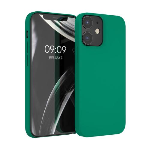 Kwmobile Coque Pour Apple Iphone 12 / 12 Pro - Coque Housse - Housse De Téléphone Vert Émeraude