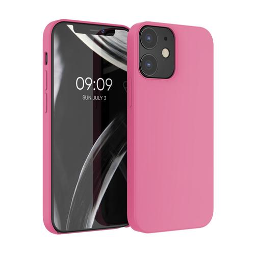 Kwmobile Coque Pour Apple Iphone 12 / 12 Pro - Coque Housse - Housse De Téléphone Rose Bonbon