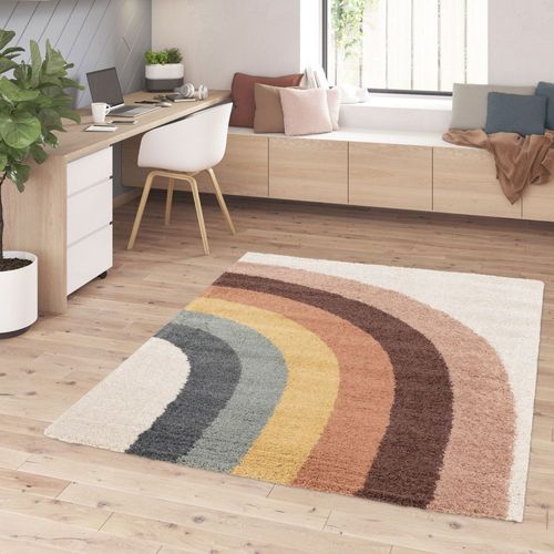Tapis Contemporain À Motif Géométrique - 160 Cm X 230 Cm
