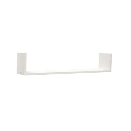 Étagère En Bois De Pin Blanche 100x20cm