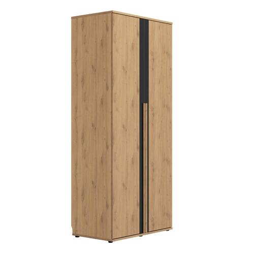 Dressing 2 Portes Effet Bois Clair