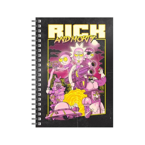 Rick & Morty - Cahier Retro Poster