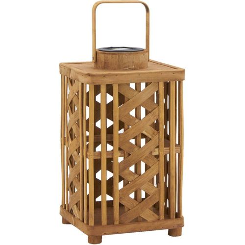 Lanterne Solaire En Bois De Sapin