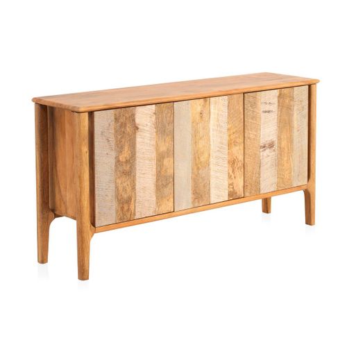 Buffet En Bois De Manguier Massif Marron Clair