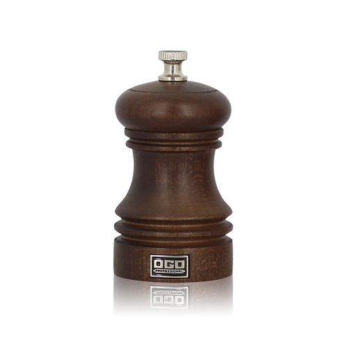 Ogo Living - Moulin À Poivre 10cm Bois Naturel Professionnel - Naturel