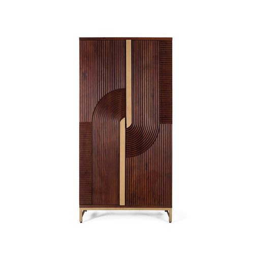 Meuble Bar En Bois Manguier Et Métal