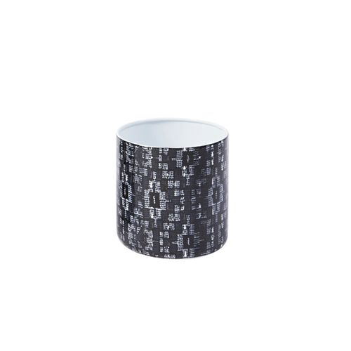 Cache-Pot Décoratif En Fer Noir H14