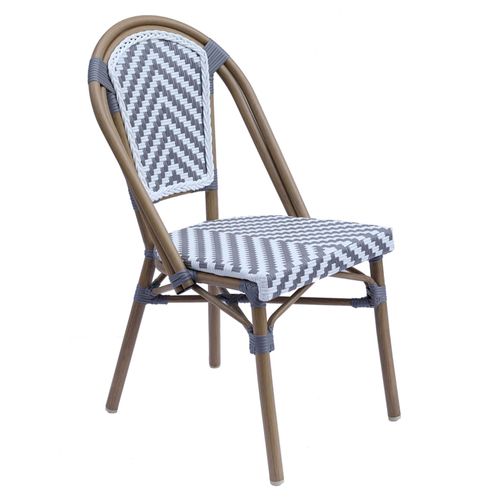Chaise De Jardin En Aluminium Et Rotin Synthétique