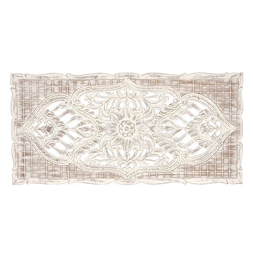 Tête De Lit En Bois De Manguier Blanc