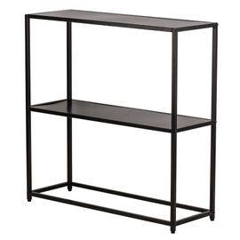 Console Style Industriel En Métal Noir