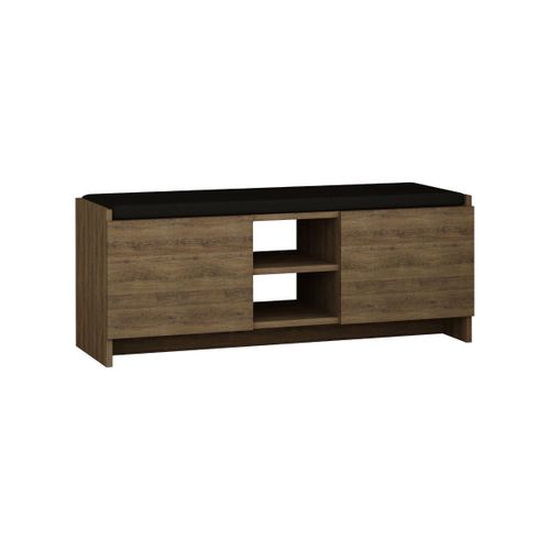 Banc Chaussures 2 Portes Et 2 Niches - L110 Cm