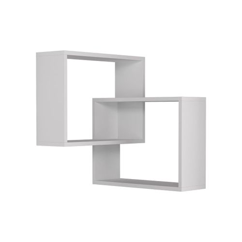 Etagère Murale D'angle 2 Étagères - H68 Cm