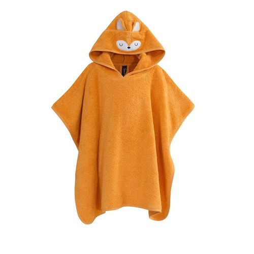 Poncho De Bain Enfant Caramel Taille Unique (4 - 8 Ans)