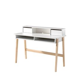 Drawer - Aulia - Bureau Enfant En Bois - Blanc
