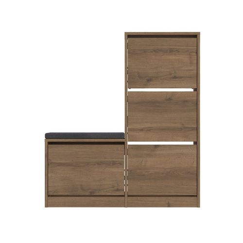 Meuble À Chaussures 4 Portes - L105 Cm