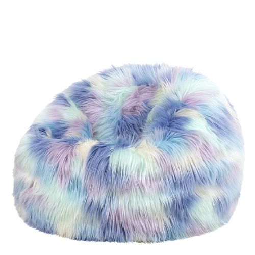 Pouf Enfant Fausse Fourrure Licorne