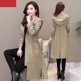 Trench Coat Long pour femme manteau coupe vent f minin manteau