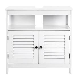 Meuble Sous Lavabo Effet Bois Blanc