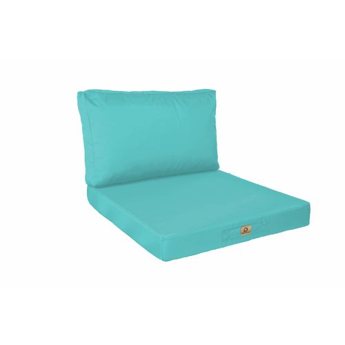 Coussins Pour Salon De Jardin Déhoussable 60x60cm Bleu Caraïbes