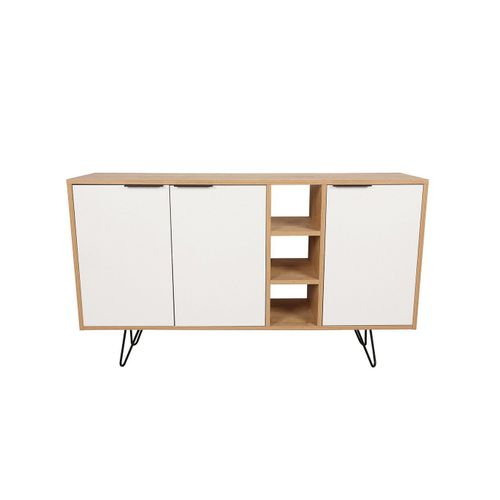 Buffet 3 Niches Et 3 Portes Clara - L142 Cm