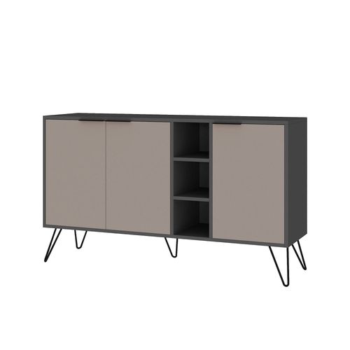 Buffet 3 Niches Et 3 Portes Clara - L142 Cm