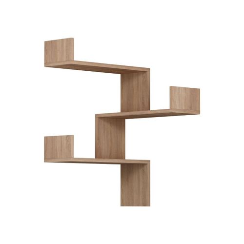 Etagère Murale D'angle 3 Étagères - H90 Cm