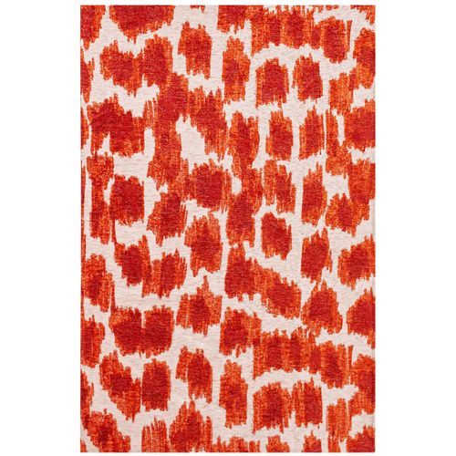 Tapis De Salon Moderne Tissé Plat Orange 170x240 Cm
