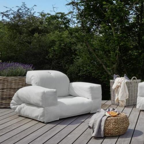 Fauteuil Extérieur Transformable Hippo Out Couleur Blanc