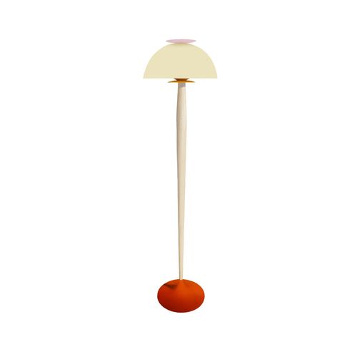 Lampadaire Métal Jaune 43 Cm