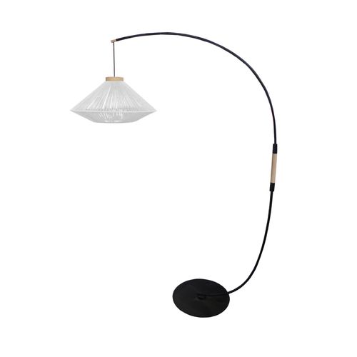 Lampadaire Ficelle De Coton Blanc 255 Cm