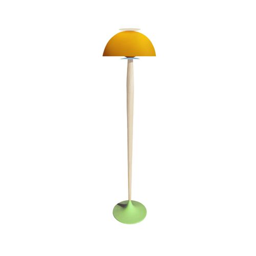 Lampadaire Métal Orange 43 Cm
