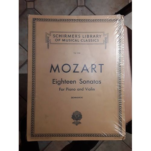 Eighteen Sonatas Violon Mozart