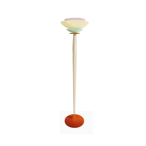 Lampadaire Métal Beige 40 Cm