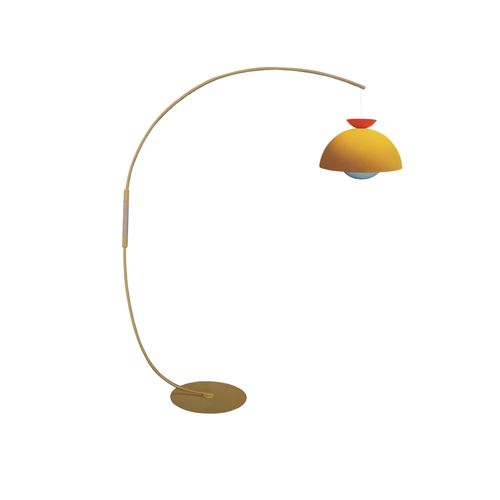 Lampadaire Métal Crème,Bois 245 Cm