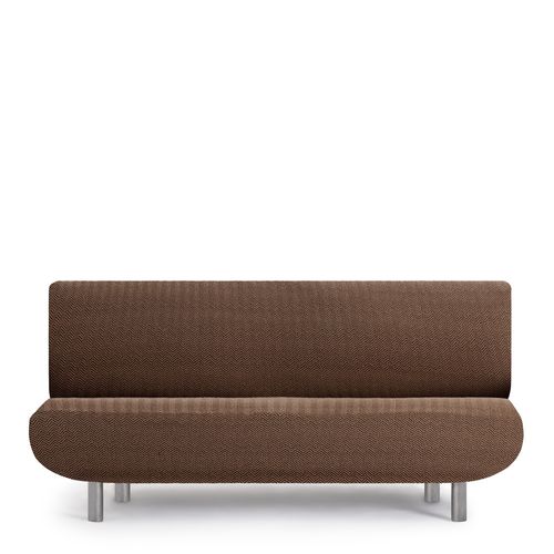 Housse De Canapé Clic Clac Extensible Marron 180 * 230 Cm