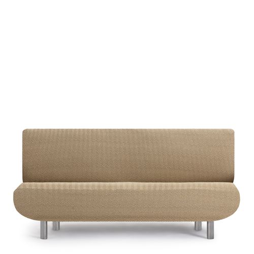 Housse De Canapé Clic Clac Extensible Beige 180 * 230 Cm