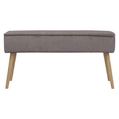 Banc Velours Côtelé Taupe