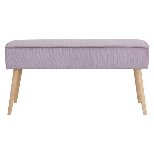 Banc Velours Côtelé Lilas
