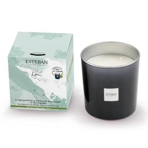 Bougie 3 mèches parfumée rechargeable 450g