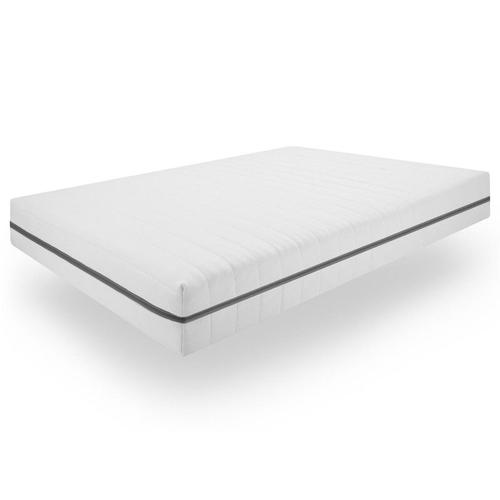 Matelas 100x200 Mousse Froide Mi-Ferme & Ferme, Hauteur 18cm, 7 Zones