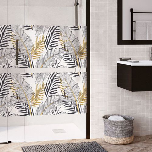 Film Occultant feuilles de palmier chic 40x200cm