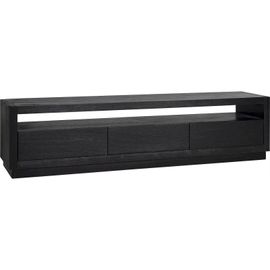 Meuble Tv Bois Chêne Noir