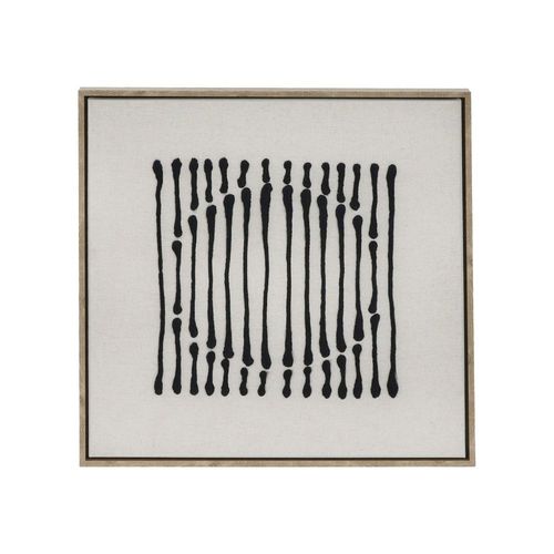 Toile avec cadre - Blanc