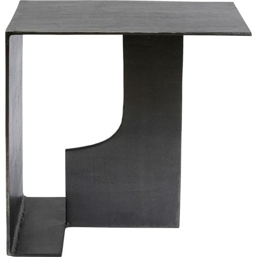 Table D'appoint En Aluminium Gris Anthracite