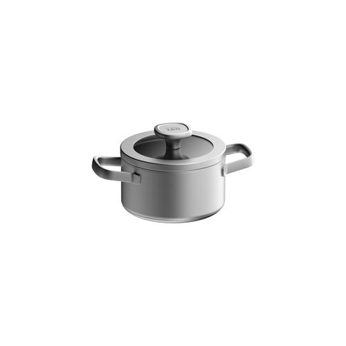 Cocotte Avec Couvercle Graphite En Acier Inoxydable Recyclé 16cm