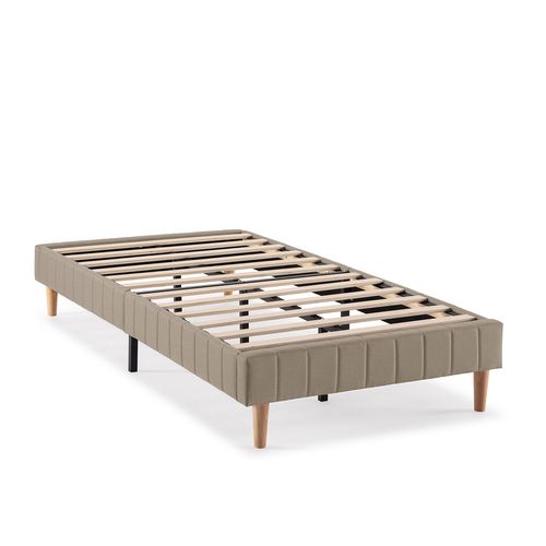 Sommier Rembourrée 90x190 Cm Beige