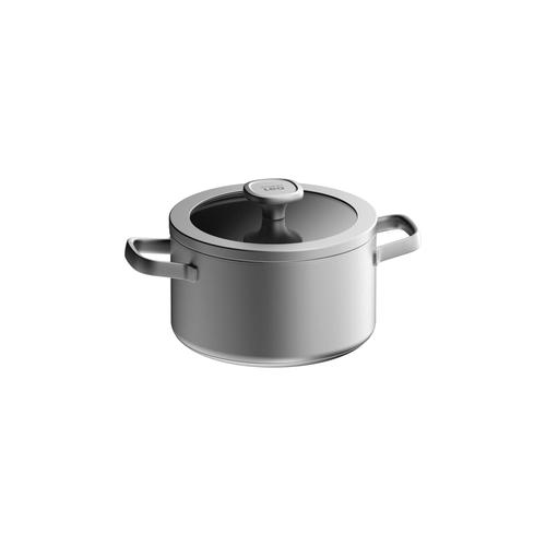 Cocotte Avec Couvercle Graphite En Acier Inoxydable Recyclé 20cm