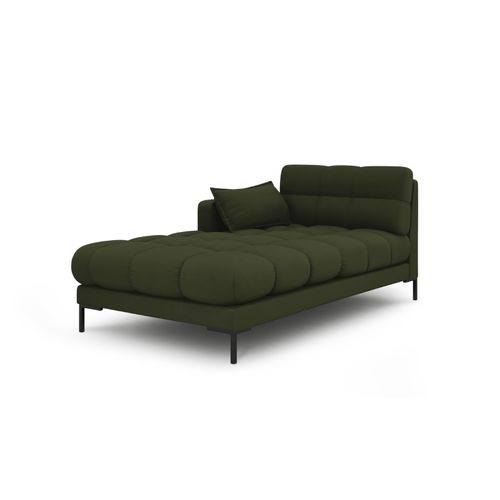 Méridienne Gauche En Tissu Structurel Vert